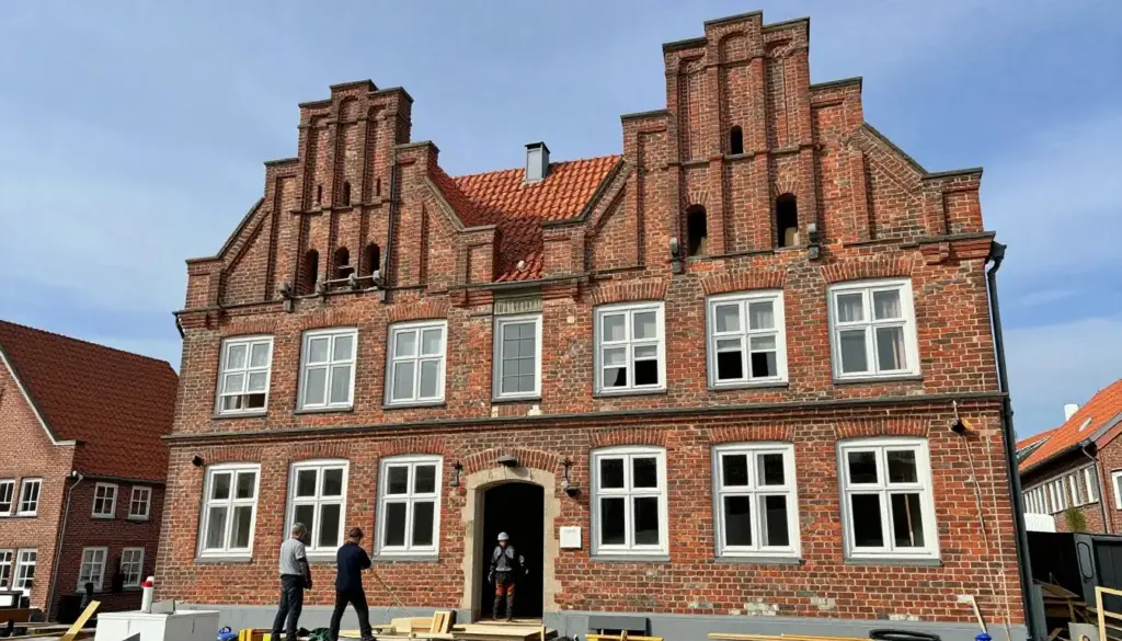 Altbau-Sanierung in Norddeutschland mit historischer Bausubstanz