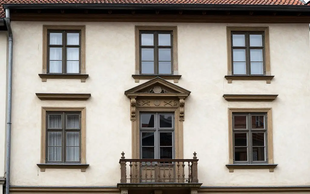 Altbaufassade mit traditionellem Kalkputz in Lilienthal