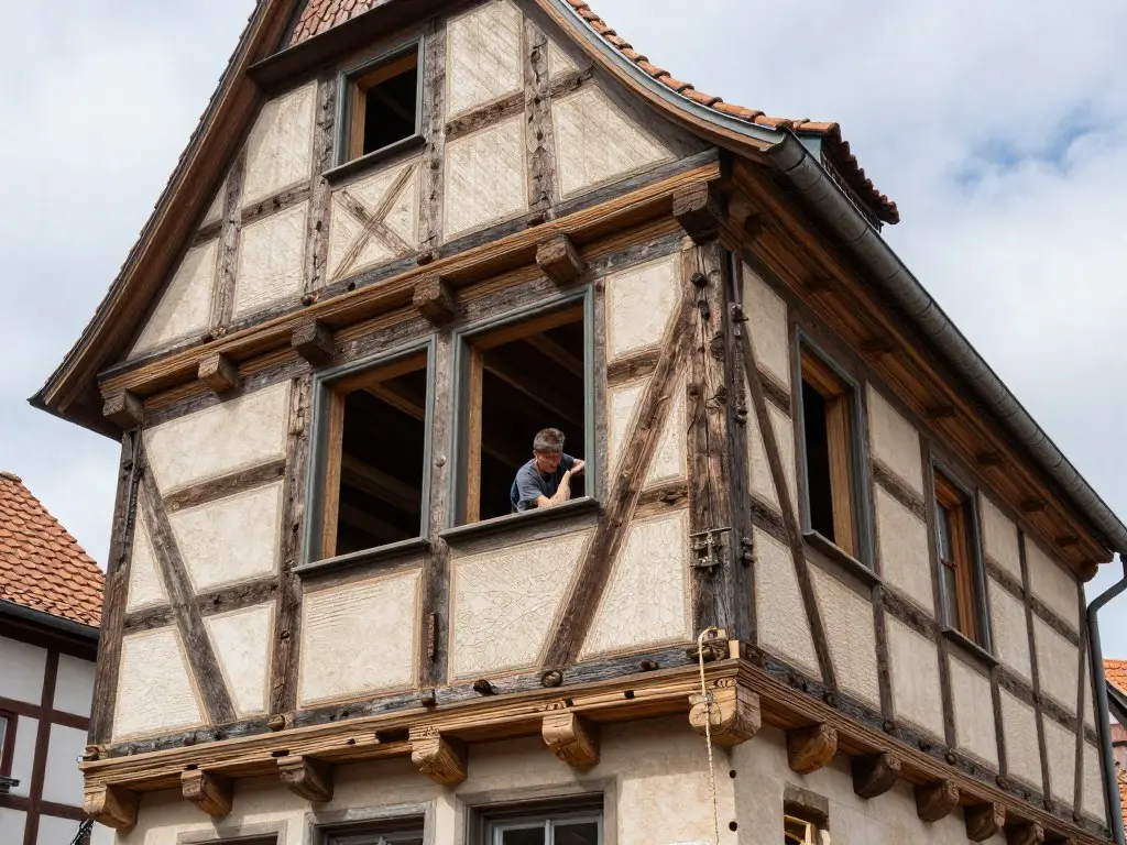 Altbausanierung Fachwerk Rotenburg Handwerker