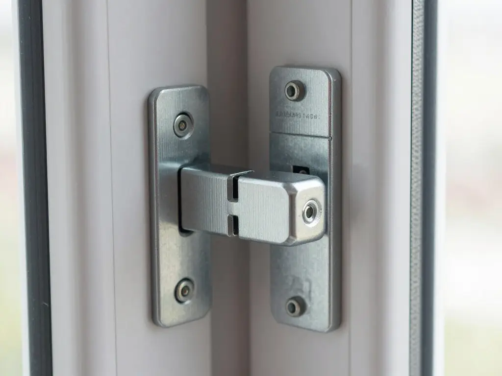 Einbruchschutz-Beschlag am Fenster