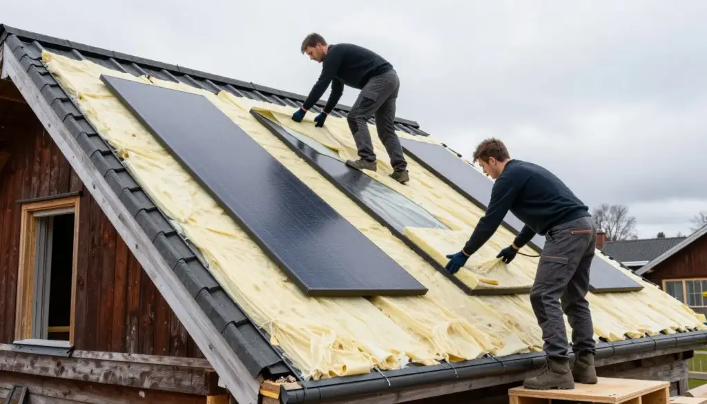 Energetische Sanierung Altbau Syke mit neuer Dachdämmung