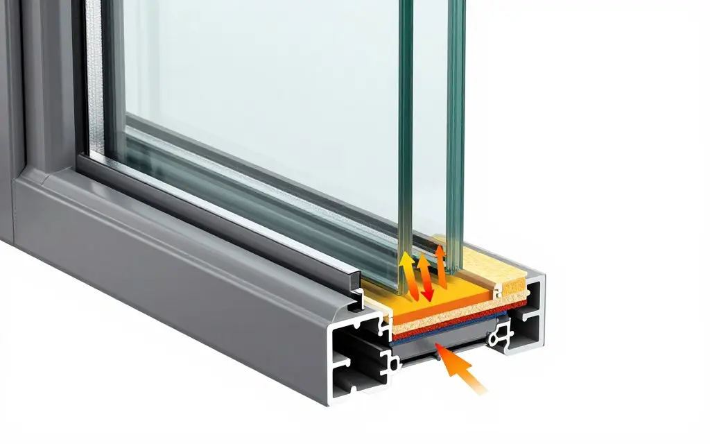 Energieeffiziente Fenster mit Dreifachverglasung