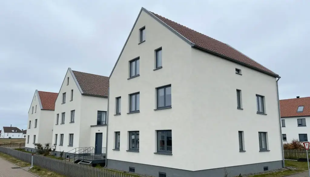 Fassade mit Außenputz Bremerhaven Nordsee Klima Küstenstadt