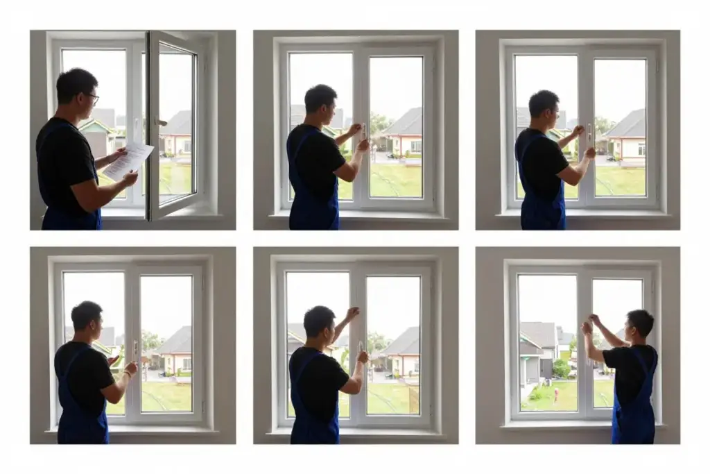 Fenster Osterholz-Scharmbeck Ablauf der Fenstermontage Schritt für Schritt