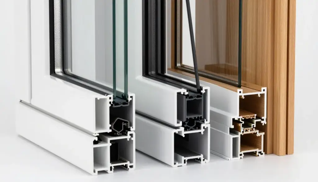Fensterbauer Osterholz-Scharmbeck verschiedene Fensterprofile aus Kunststoff Aluminium und Holz