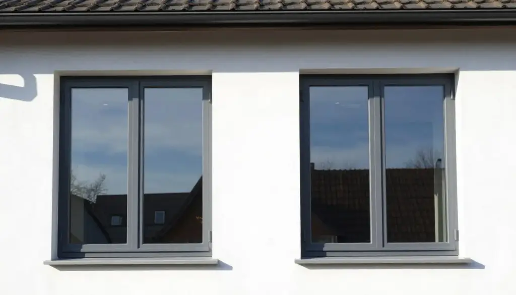 Gepflegte moderne Fenster in Wohnhaus in Lemwerder