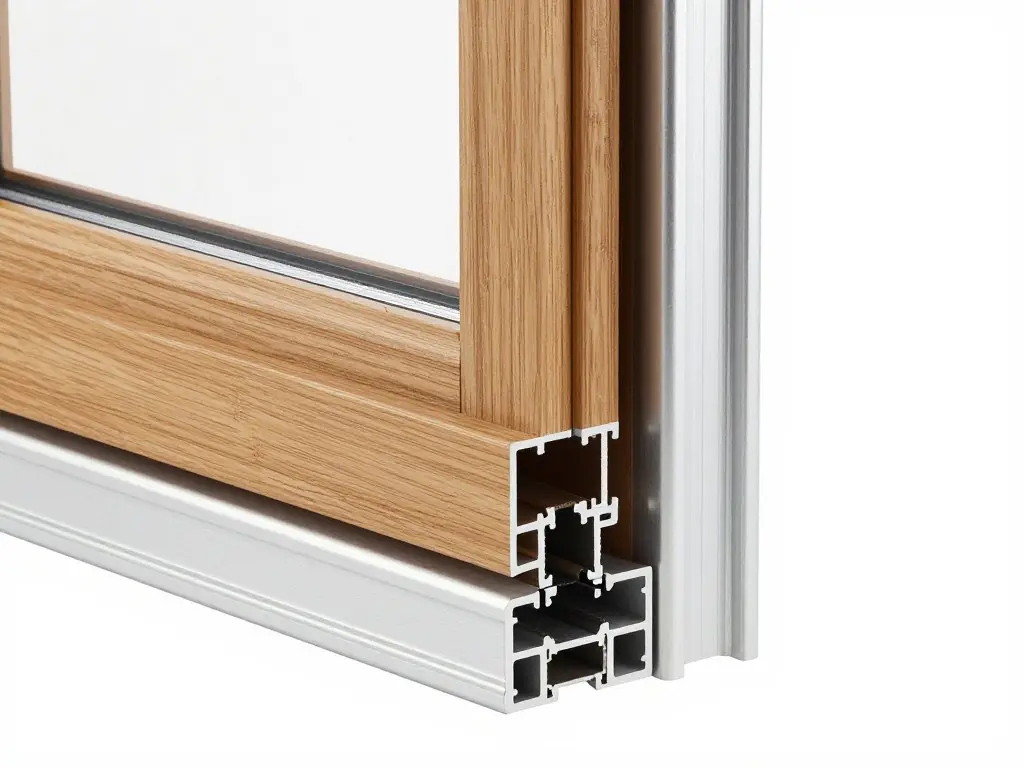 Holz-Aluminium-Fenster: Holz innen, Alu außen