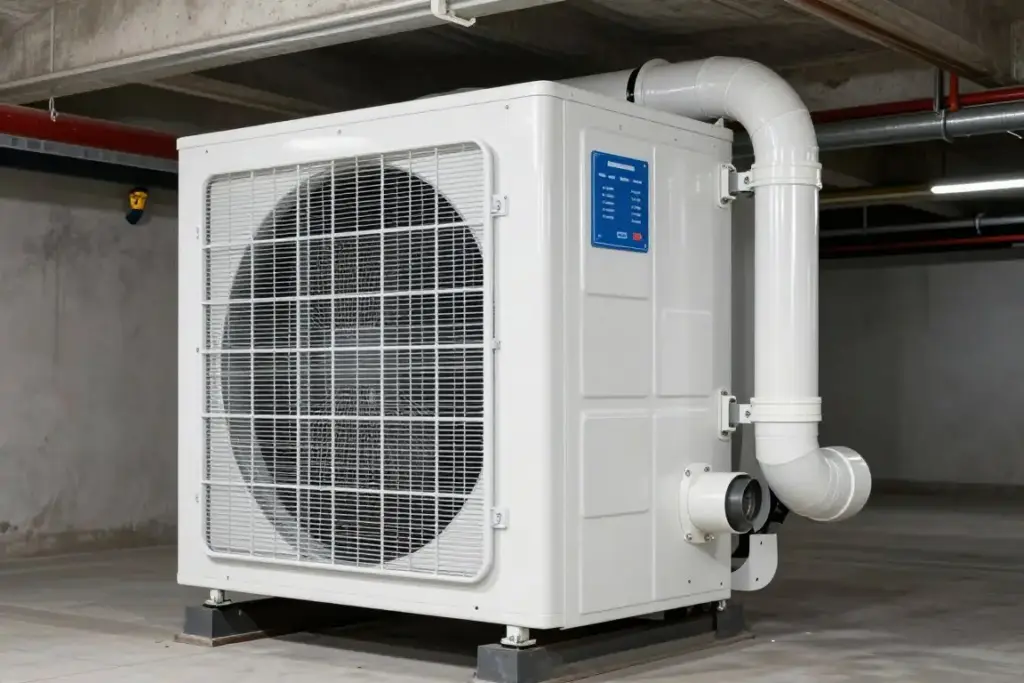 Klimatechnik zentrale Lüftungsanlage mit Wärmerückgewinnung