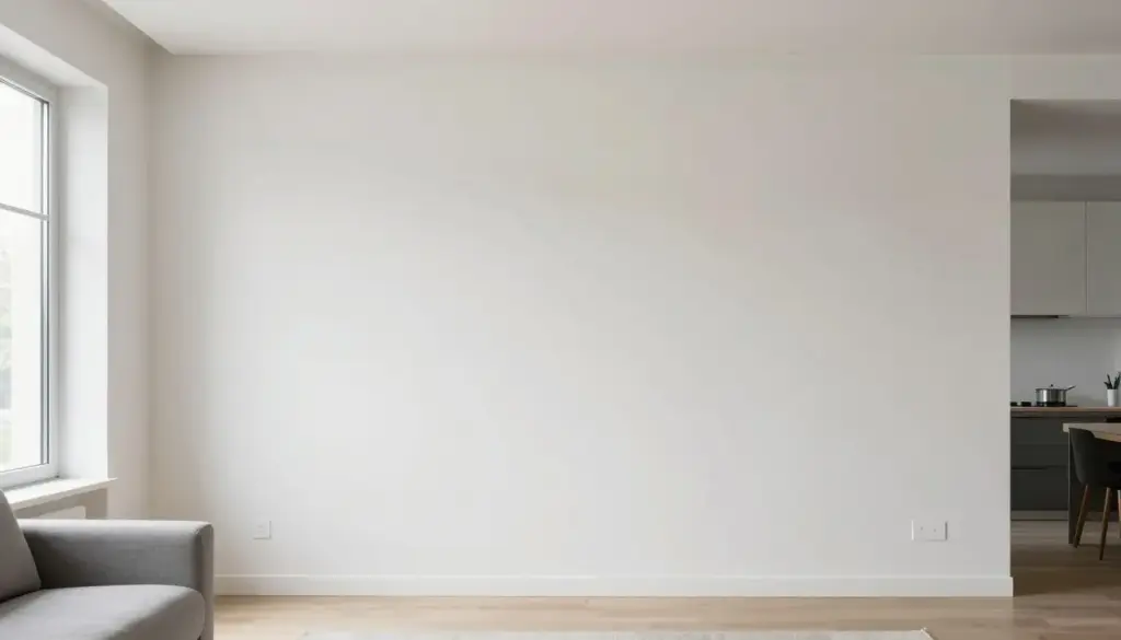 Moderne Trockenbauwand mit Gipskartonplatten in Wohnraum Stuhr