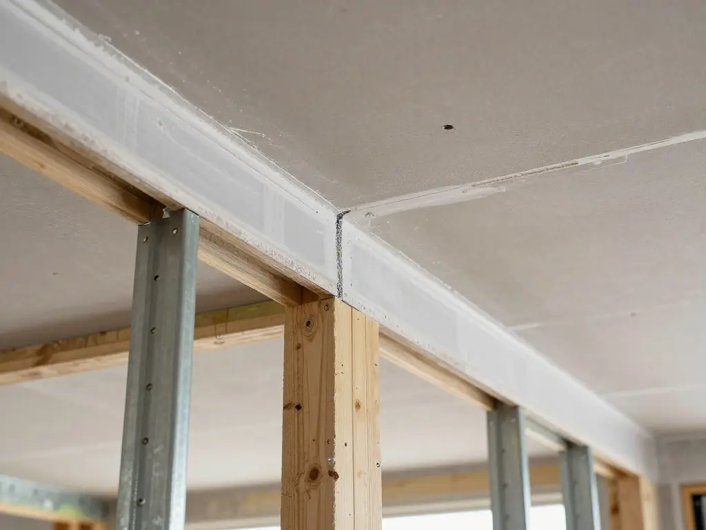 Qualitätskontrolle bei Trockenbau Arbeiten, saubere Verarbeitung