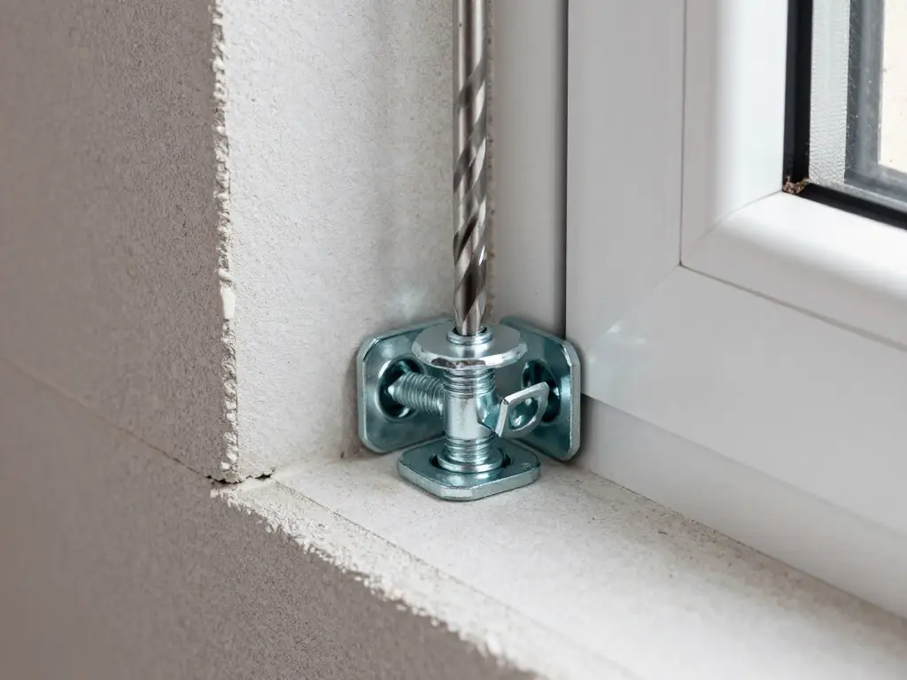 Rahmendübel zur Fensterbefestigung