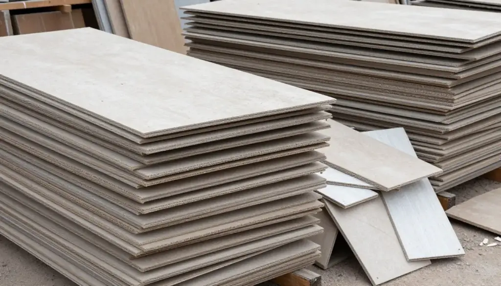 Recycling von Gipskartonplatten nach Rückbau