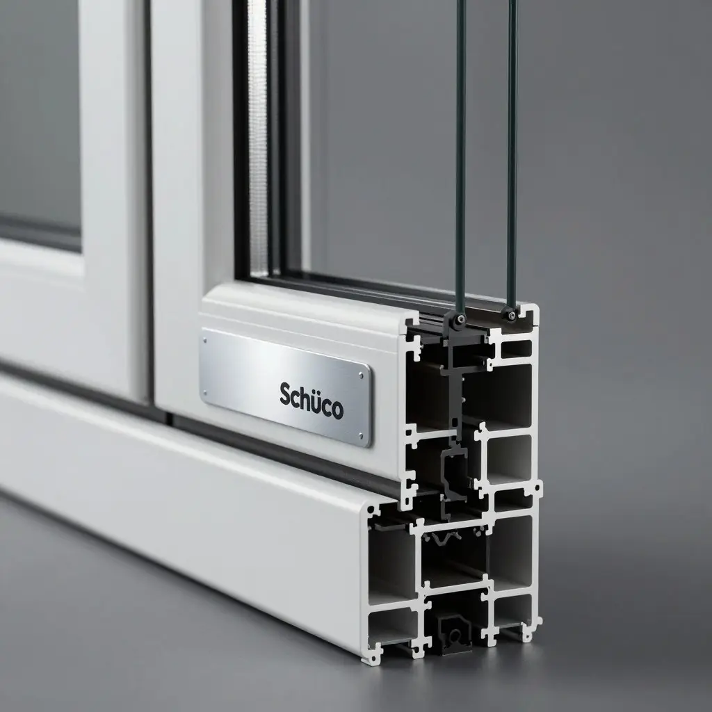 Schüco Fenster Profil aus polnischer Produktion