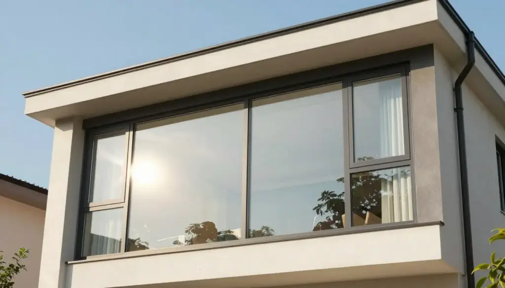 Sonnenschutzverglasung im Sommer