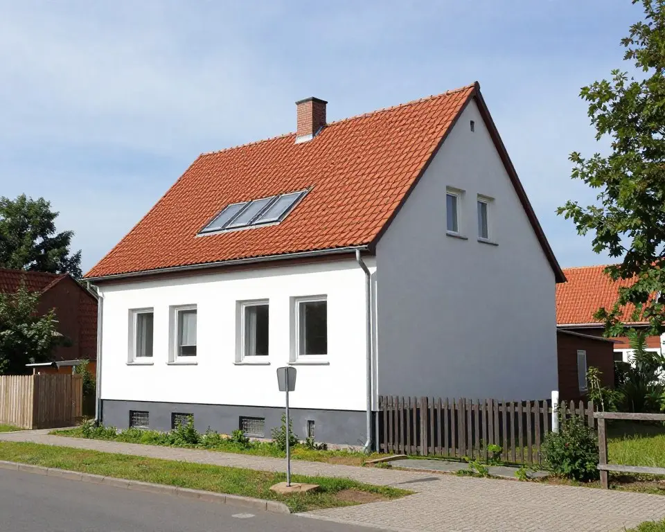 Typisches Einfamilienhaus in Lilienthal vor Sanierung
