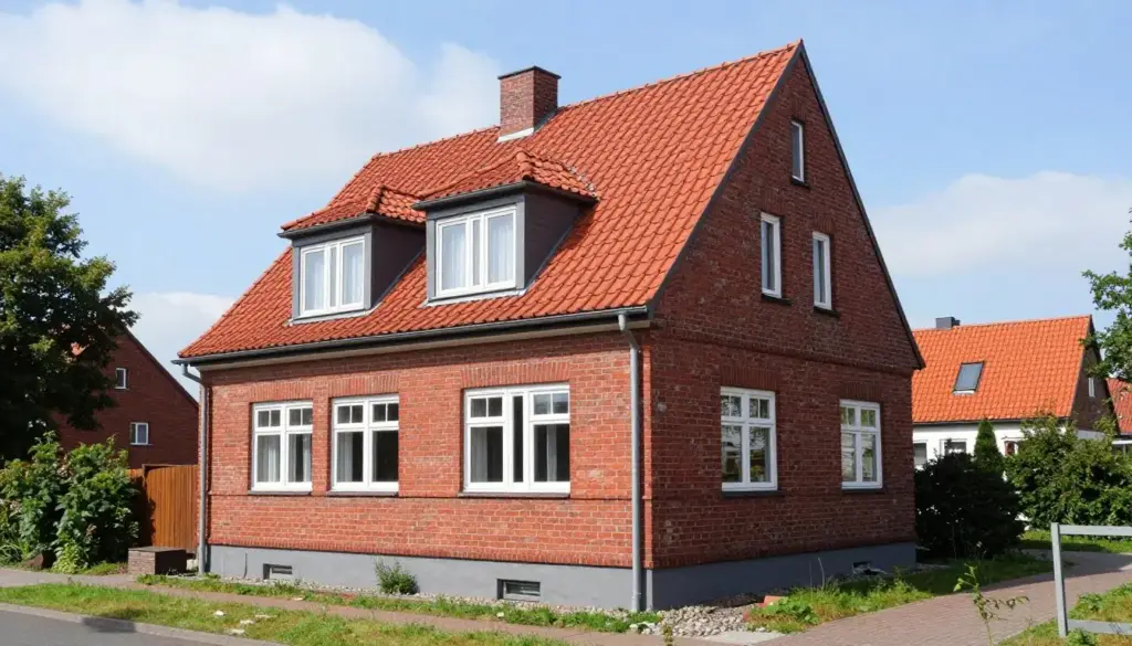Typisches Wohnhaus in Osterholz-Scharmbeck vor Sanierung
