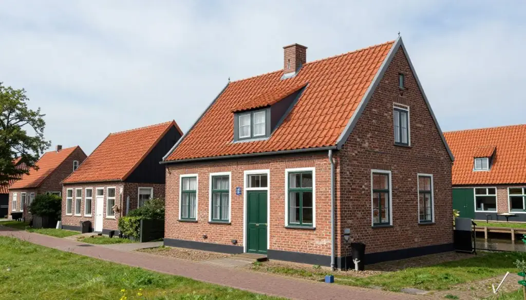 Typisches Wohnhaus in Rhauderfehn vor Renovierungsbeginn