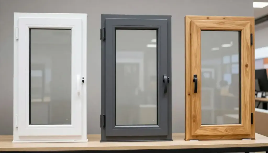 Vergleich verschiedener Fenstertypen: Kunststoff, Aluminium, Holz