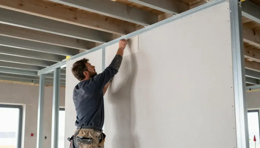 Verputzer beim Trockenbau Rigips Montage Bremerhaven Innenausbau