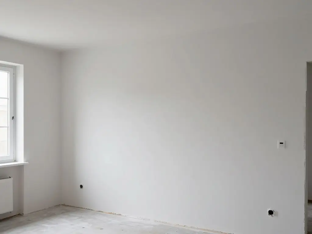 Verputzter Innenraum in Rotenburg bereit für Malerarbeiten