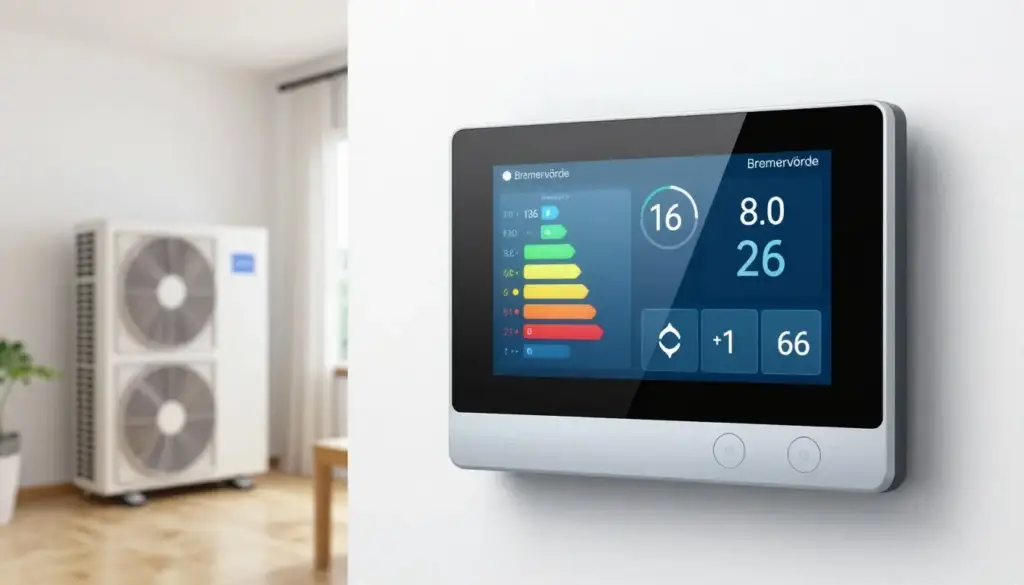 Wärmepumpe Effizienz Bremervörde Smart Control Display