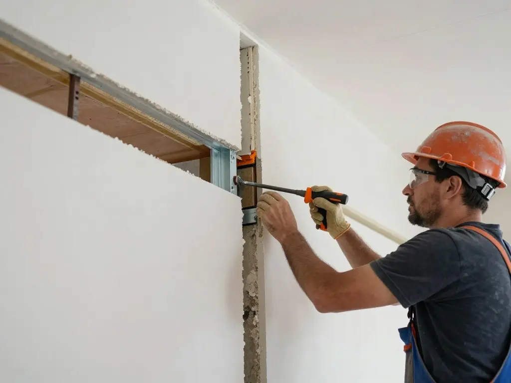 Wanddurchbruch durch tragende Wand mit Stahlträger