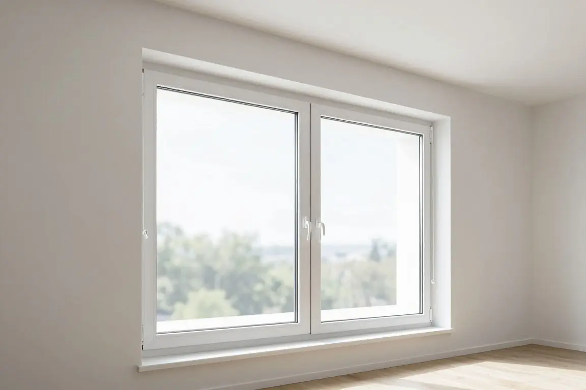 Weiße Kunststofffenster aus Polen Standard